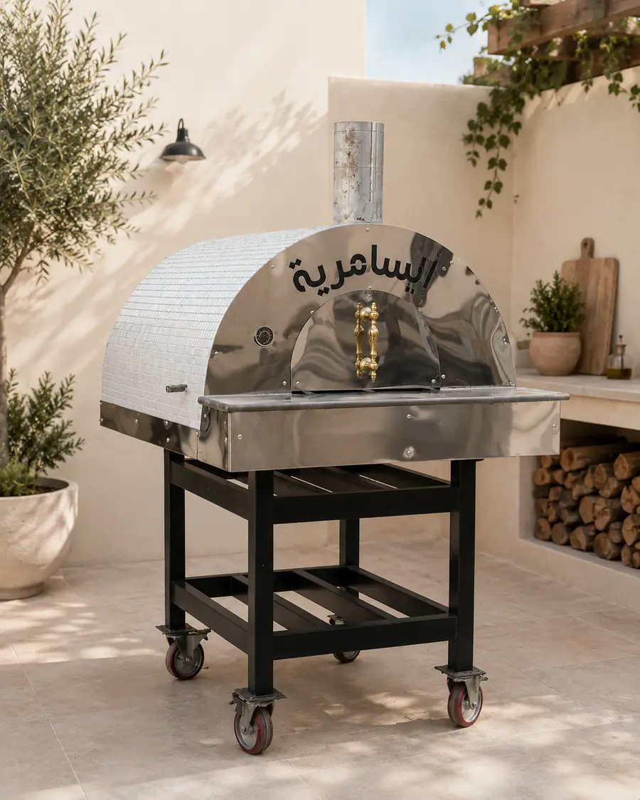 فرن ستيل لامع